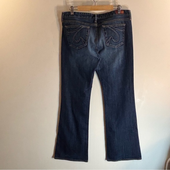 ADRIANO GOLDSCHMIED Sz 32R The Angel Jeans Mid-Wash Mid-Rise Bootcut Denim - Picture 10 of 11